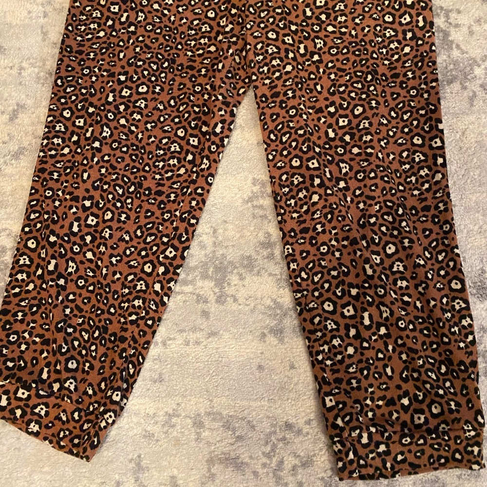 Honeyme curvy cheetah print lounge pants pajama pants plus size 3XL - Picture 5 of 11